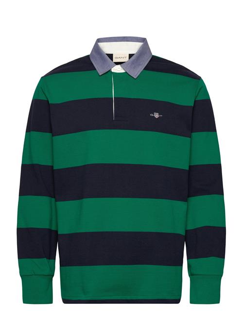 Reg Chambray Stripe Heavy Rugger GANT Green