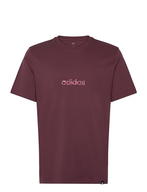 M C Camo Lin T Adidas Sportswear Burgundy
