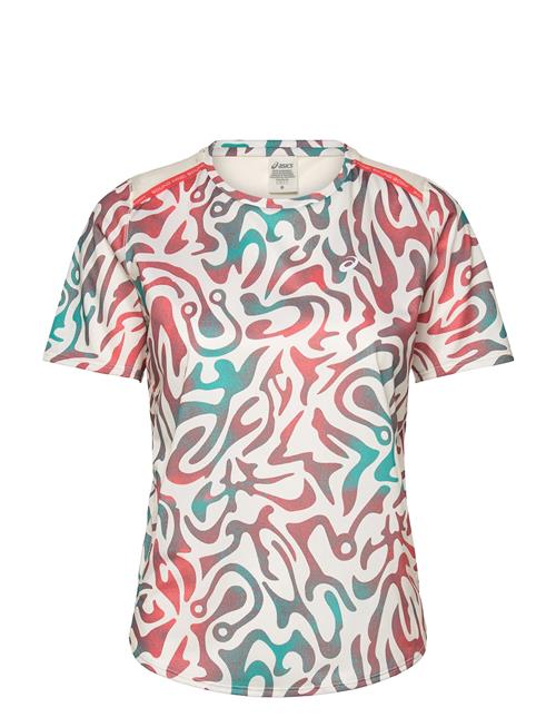 Road All Over Print Ss Top Asics Patterned