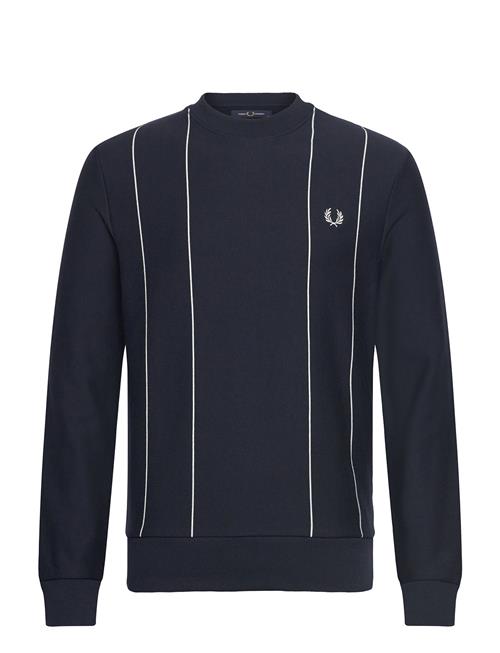 Pinstripe Sweatshirt Fred Perry Navy