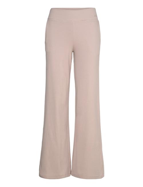 Ease Ribbed Wide Pants Aim´n Beige
