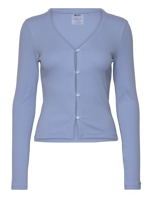 Ease Ribbed Cardigan Aim´n Blue