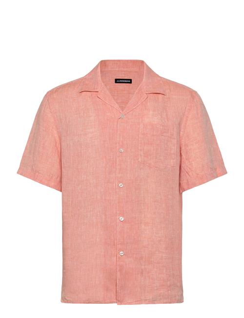 Elio Linen Melange Shirt J. Lindeberg Orange