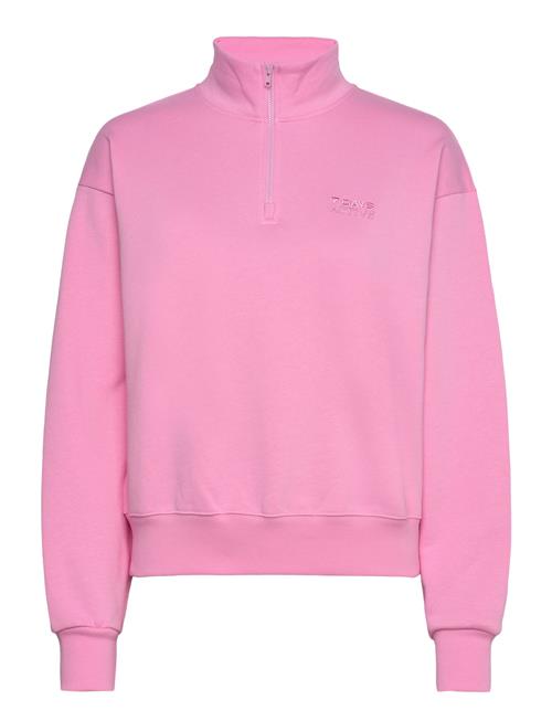 Organic Fitted Half Zip 7 DAYS Active Pink