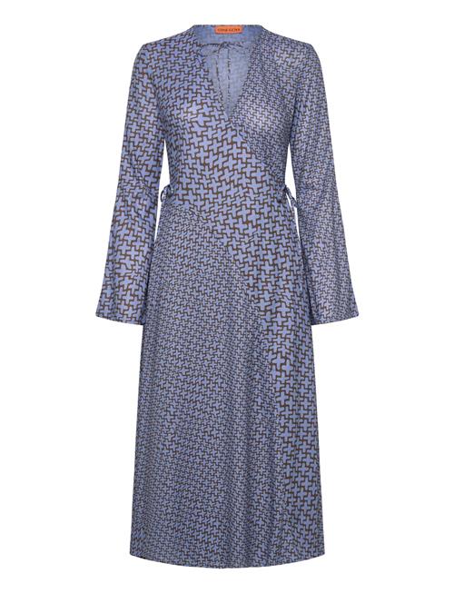 2245 Dry Jersey, Long Sleeve Wrap T STINE GOYA Blue