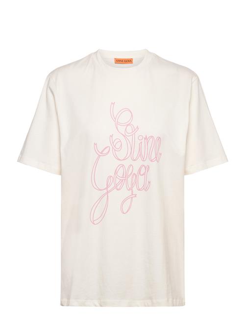 2243 Light Jersey, Short Sleeve T-Shirt STINE GOYA Cream