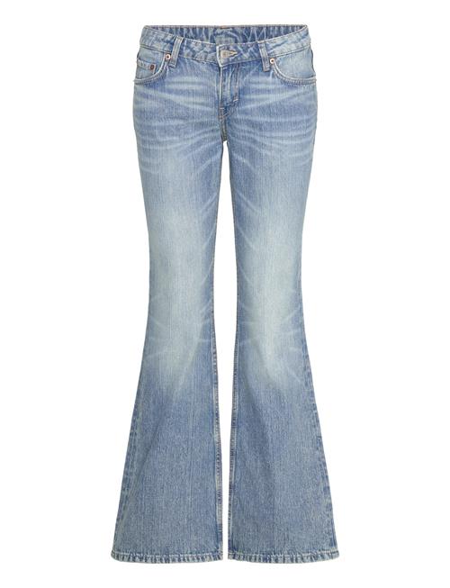 Nova Low Slim Bootcut Jeans Weekday Blue