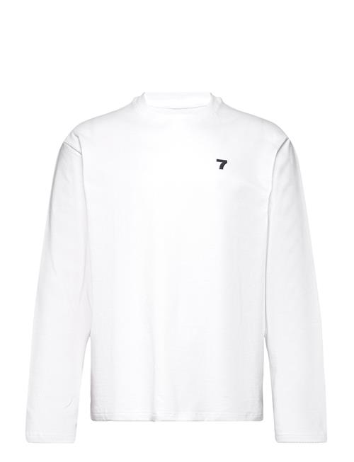 Waffle Long Sleeve Tee 7 DAYS Active White