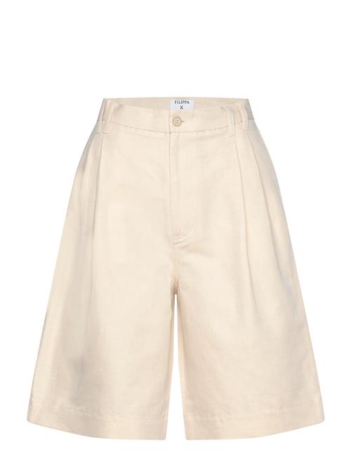 Relaxed Pleated Cotton Linen S Filippa K Cream
