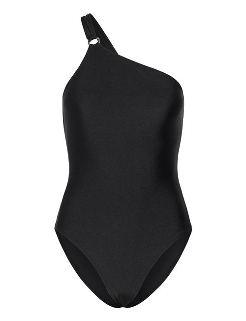 Asymmetric Shimmer Swimsuit Filippa K Black