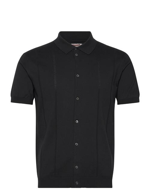 Horatio Knit Polo Baracuta Black