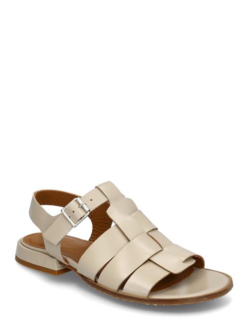 Sandals - Flat - Open Toe - Op ANGULUS Beige