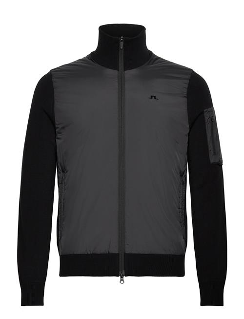 Beck Knitted Hybrid Jacket J. Lindeberg Black