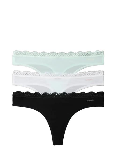 Thong 3Pk Calvin Klein Black