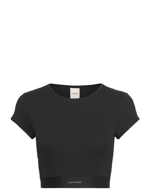 Rib Crop Tee Calvin Klein Black