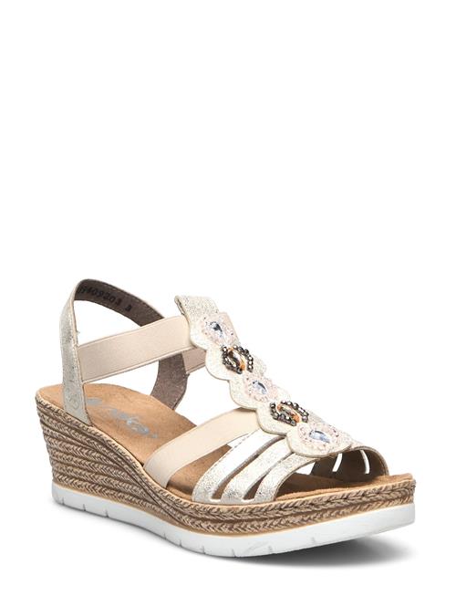 Rieker Ladies' Sandals 619B2-60 Beige Rieker Beige