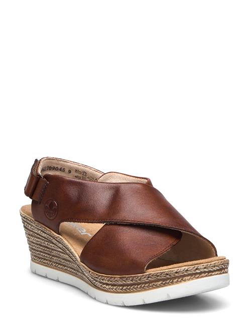 Rieker Ladies' Sandals 61975-24 Brown Rieker Brown