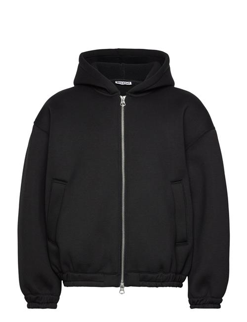 Bonded Scuba Zip Jacket Weekday Black