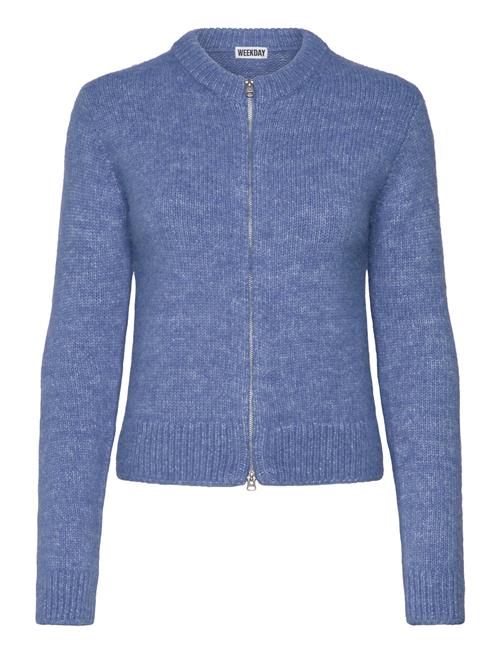 Zip Cardigan Weekday Blue