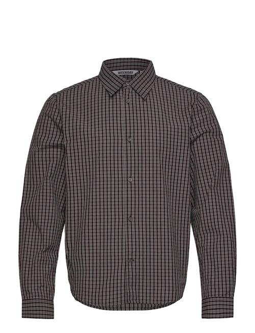 Checked Shirt Weekday Black