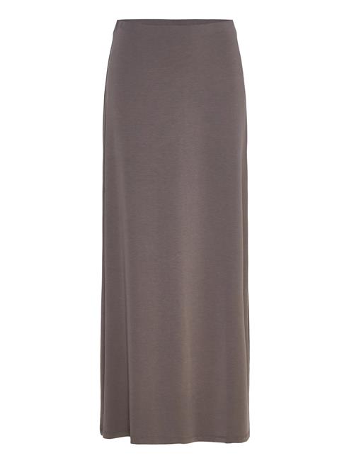 Drapy Maxi Skirt Weekday Beige