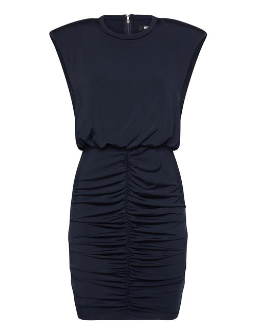 Slinky Ruched Mini Dress ROTATE Birger Christensen Navy