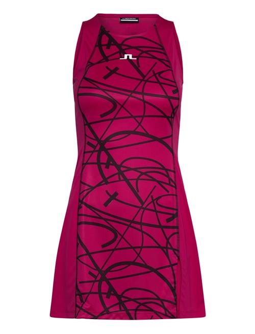 Maddy Printed Dress J. Lindeberg Red