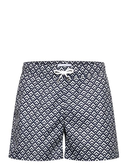 Classic Swim Shorts Navy Chevron The Resort Co. Navy