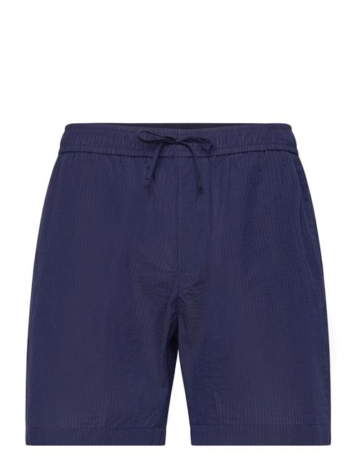 Seersucker Shorts Navy The Resort Co. Navy