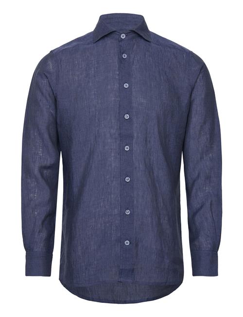 Linen Shirt Navy The Resort Co. Navy