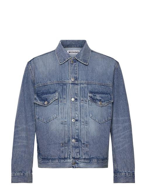 Relaxed Denim Jacket Weekday Blue