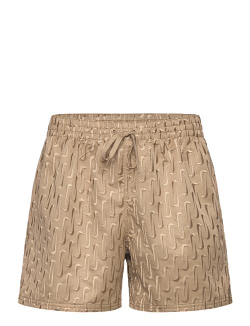 Nike Swoosh Link 5" Volley Short NIKE SWIM Beige