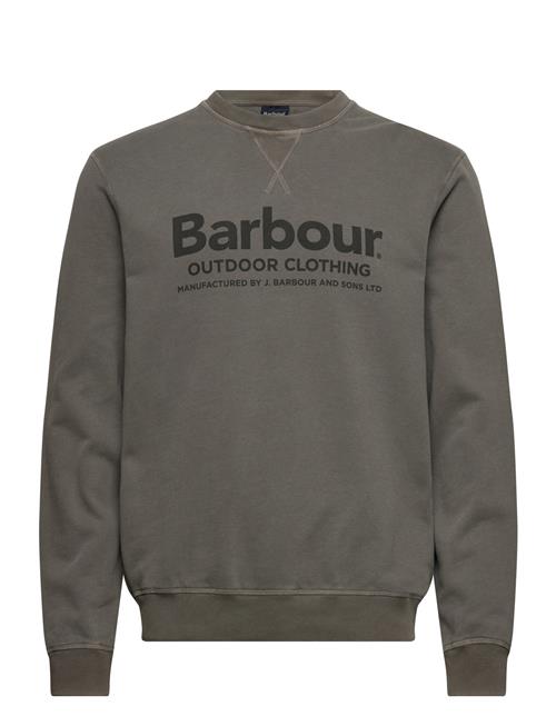 Barbour Larkhill Crew Neck Sweatshirt Barbour Khaki