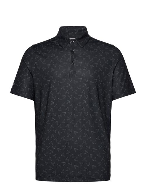 All-Over Large Chev Printed Polo Callaway Black