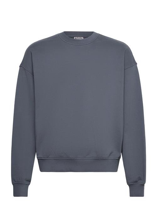 Boxy Terry Sweatshirt Weekday Navy