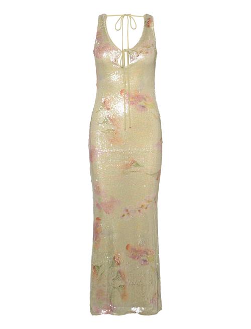Eloda Sequin Midi Dress Bardot White
