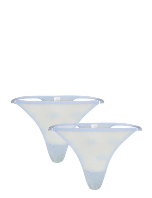 Lace Thong 2-Pack Weekday Blue
