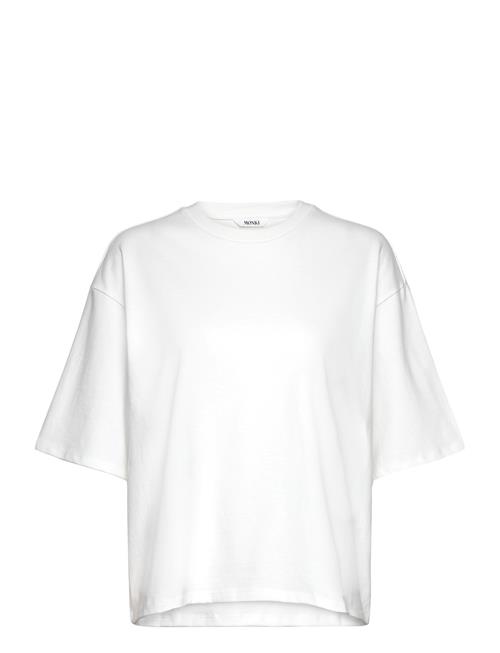 Boxy Heavy Weight Tee Monki White