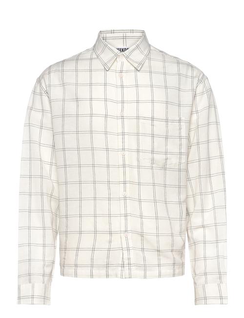 Over D Boxy Linen Shirt Weekday White