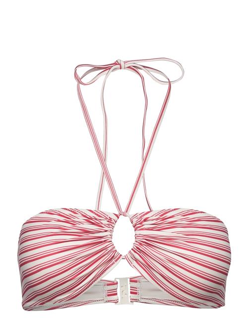 Sea Printed Bikini Top Weekday Red