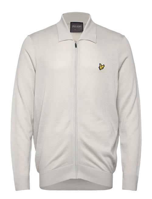 Lightweight Knitted Collared Cardigan Lyle & Scott Sport Grey