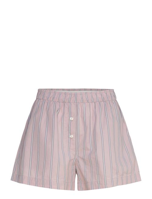 Relaxed Cotton Boxer Shorts Monki Pink
