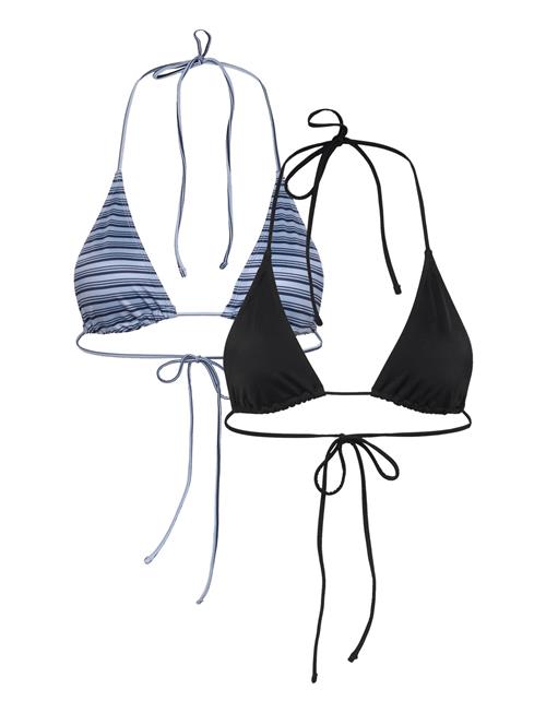 2-Pack Strappy Triangle Bikini Tops Weekday Patterned