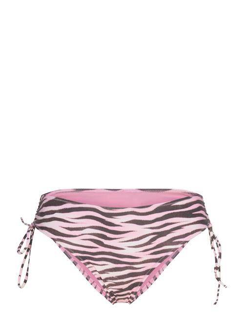 Printed Tie-Side Bikini Bottoms Monki Purple