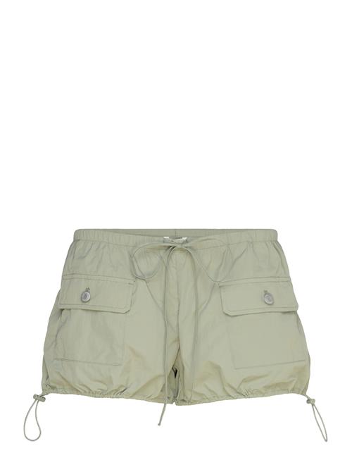 Drawstring Mini Cargo Shorts Monki Khaki