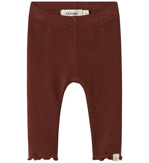 Lil Atelier Leggings - NbfGayo - Hot Chocolate