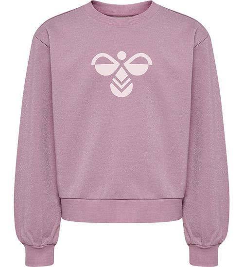 Hummel Sweatshirt - HmlJR Musse - Lavender Mist/Glitter