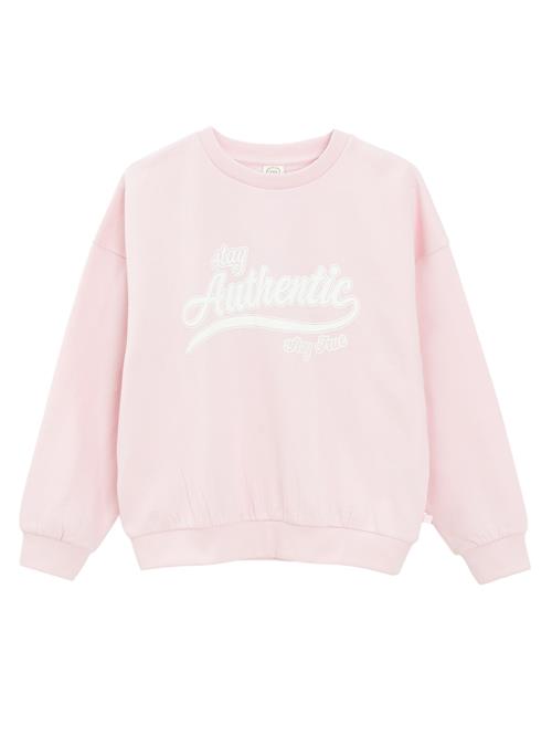 Cool Club Sweatshirt  lyserød / hvid