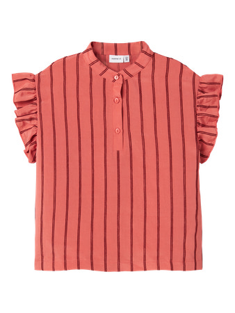 Se NAME IT Top Heik Spiced Coral Madder Brown hos SmartKidz