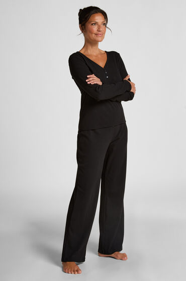Hunkemöller Pyjamasbukser Pointelle Sort